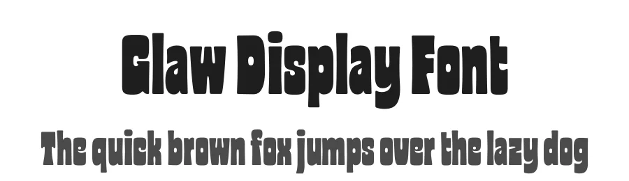 Glaw Display Font by Flavortype — Display Font