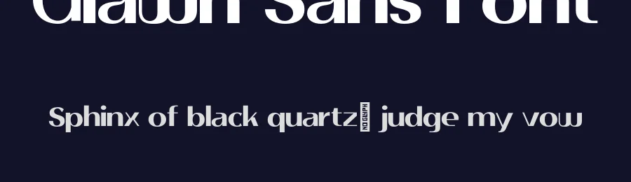 Glawn Sans Font by ibracreative — Sans Serif Font — thumbnail 2