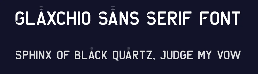 Glaxchio Sans Serif Font by ErmediaStudio — Decorative Font — thumbnail 2