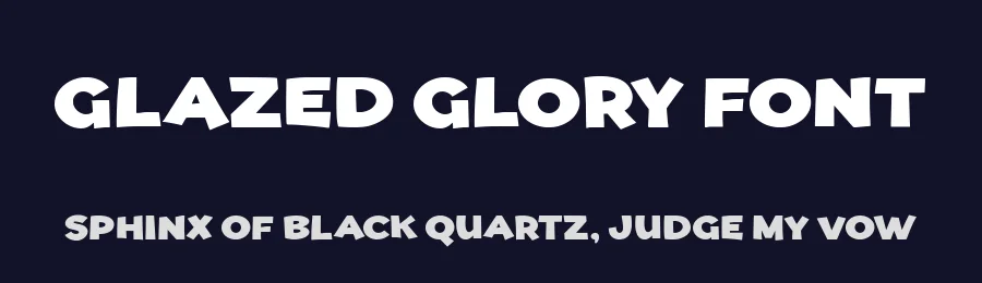 Glazed Glory Font by balpirick — Display Font — thumbnail 2