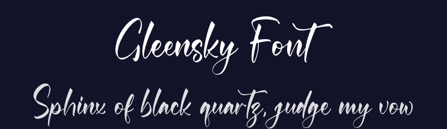 Gleensky Font by letterfabric — Script Handwritten Font — thumbnail 2