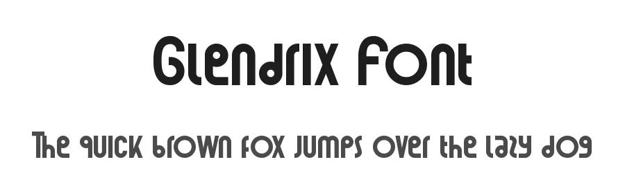 Glendrix Font by noahtype — Display Font