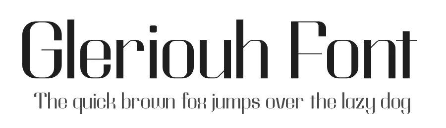 Gleriouh Font by Storytype — Sans Serif Font