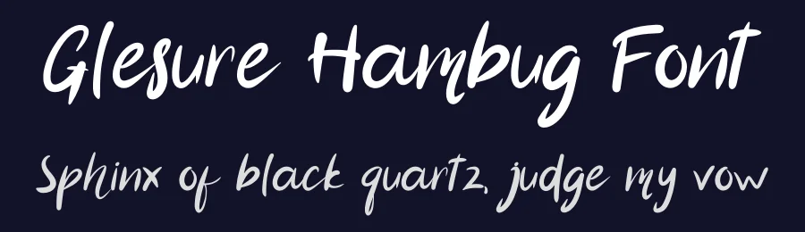 Glesure Hambug Font by Javanicestudio — Script Handwritten Font — thumbnail 2