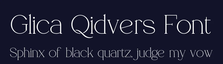 Glica Qidvers Font by Denustudios — Serif Font — thumbnail 2