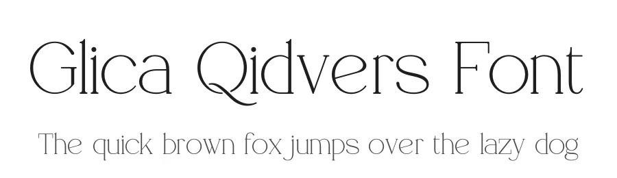 Glica Qidvers Font by Denustudios — Serif Font