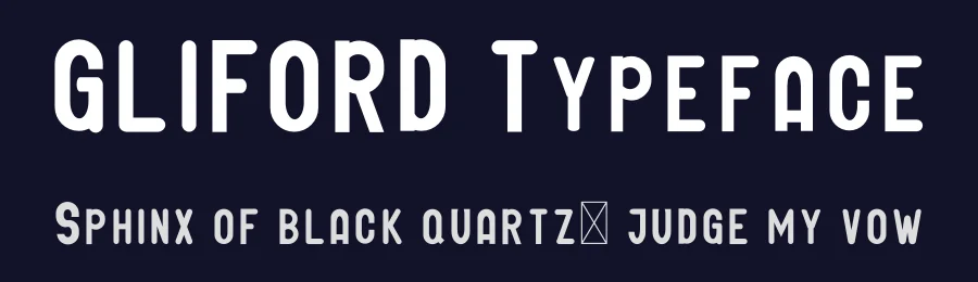GLIFORD Typeface by edricstudio — Sans Serif Font — thumbnail 2