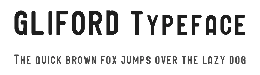 GLIFORD Typeface by edricstudio — Sans Serif Font