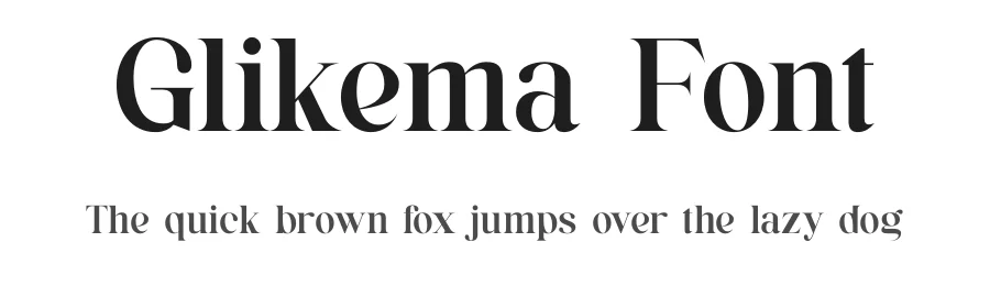 Glikema Font by TypeLogue — Serif Font