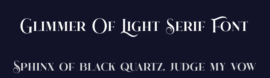Glimmer Of Light Serif Font by DNArtDesign — Serif Font — thumbnail 2