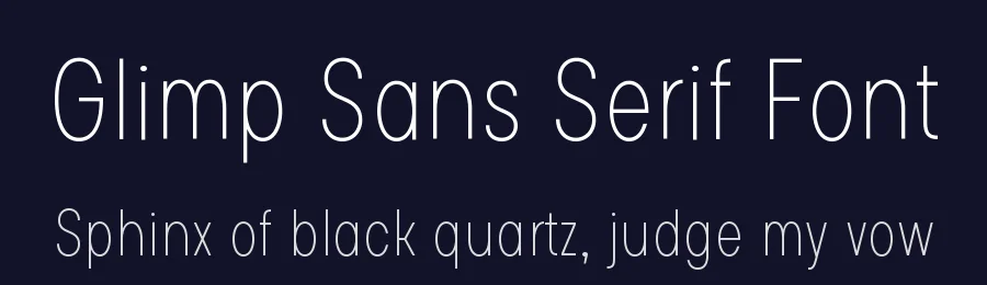 Glimp Sans Serif Font by onesevenpointfive — Sans Serif Font — thumbnail 2
