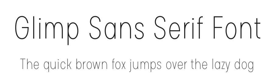 Glimp Sans Serif Font by onesevenpointfive — Sans Serif Font
