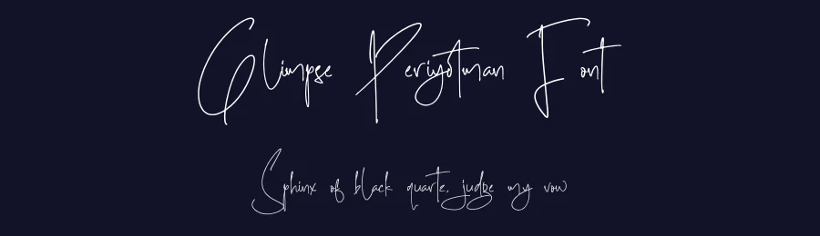 Glimpse Periyotman Font by glorytype — Script Handwritten Font — thumbnail 2
