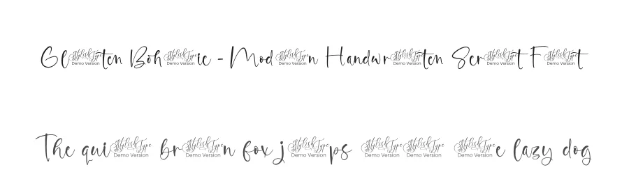 Glisten Bohotic – Modern Handwritten Script Font by stylishtype.co — Script Handwritten Font
