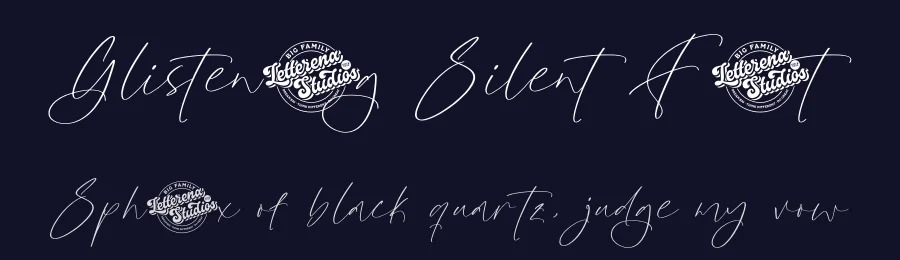 Glistening Silent Font by letterenastudios — Script Handwritten Font — thumbnail 2