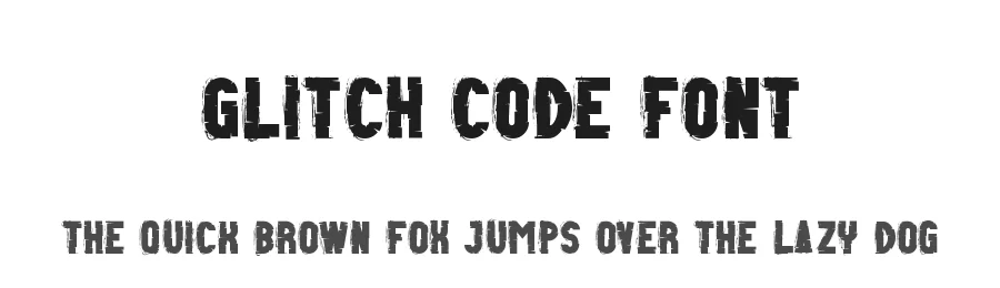 Glitch Code Font by edricstudio — Script Handwritten Font