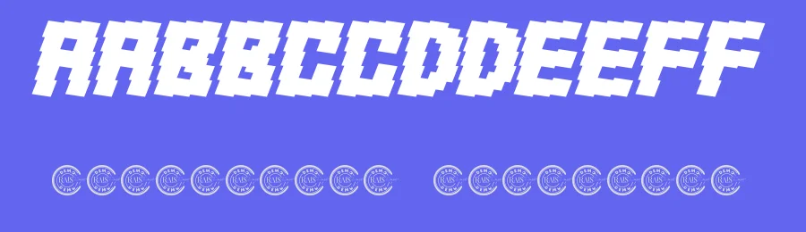Glitch Zone Display Font by RaisProject — Display Font — thumbnail 3