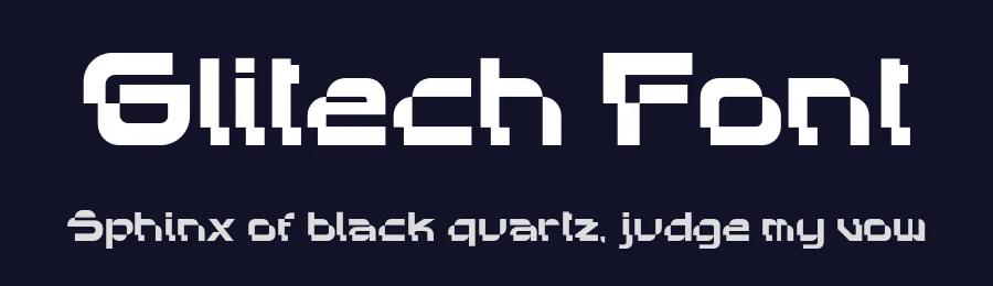 Glitech Font by GlyphStyle — Display Font — thumbnail 2