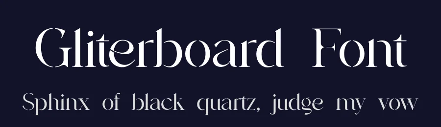 Gliterboard Font by UICreative — Serif Font — thumbnail 2
