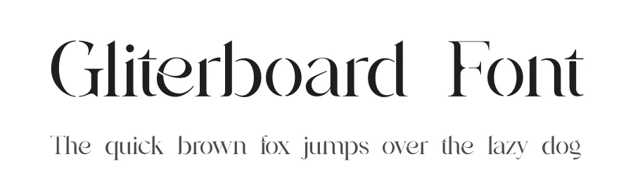 Gliterboard Font by UICreative — Serif Font