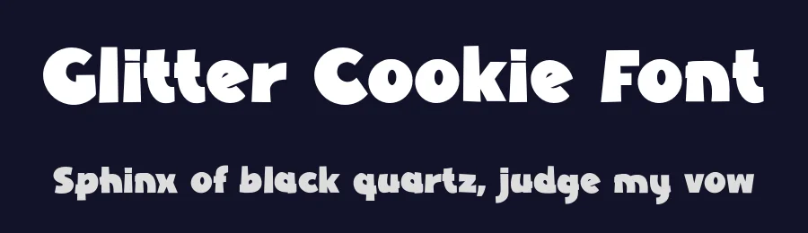 Glitter Cookie Font by Alpaprana — Display Font — thumbnail 2