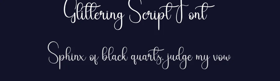 Glittering Script Font by andikastudio — Script Handwritten Font — thumbnail 2