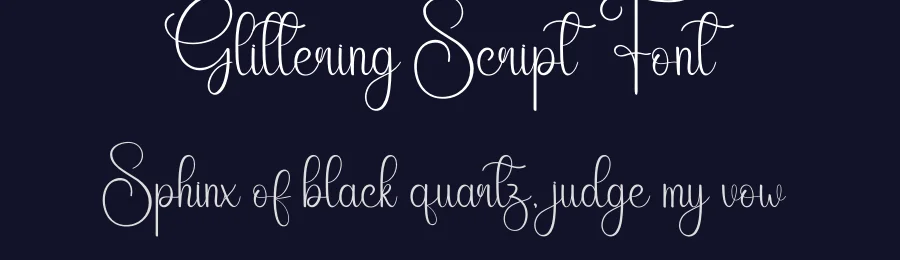 Glittering Script Font by andikastudio — Script Handwritten Font — thumbnail 2