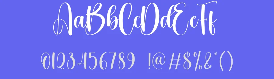 Glittering Script Font by creativeletter — Script Handwritten Font — thumbnail 3