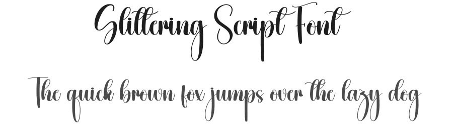 Glittering Script Font by creativeletter — Script Handwritten Font