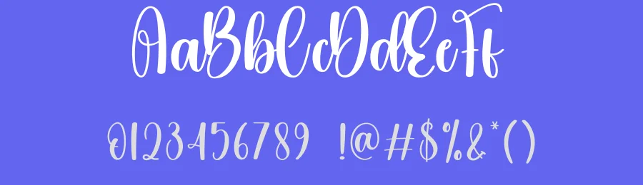 Glittering Script Typeface by creativeletter — Script Handwritten Font — thumbnail 3