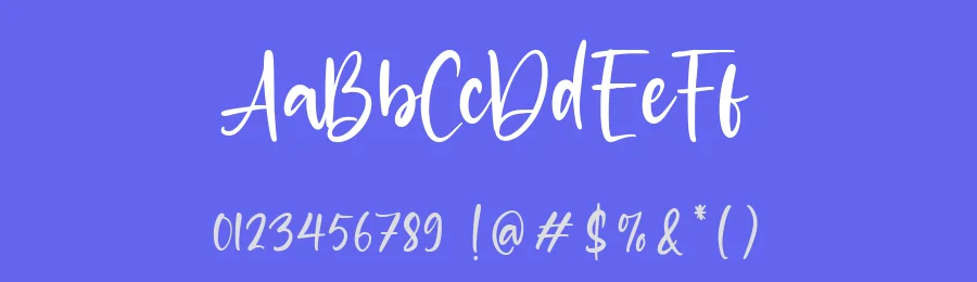 Glittery Modern Handwritten Font by balpirick — Script Handwritten Font — thumbnail 3