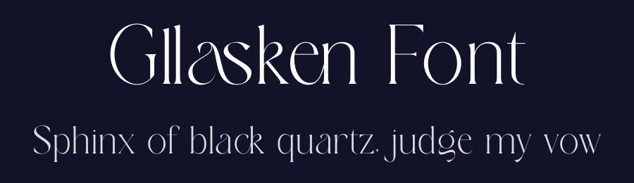 Gllasken Font by SURATMI — Decorative Font — thumbnail 2