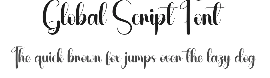 Global Script Font by andikastudio — Script Handwritten Font