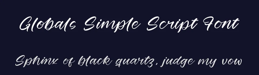 Globals Simple Script Font by stylishtype.co — Script Handwritten Font — thumbnail 2