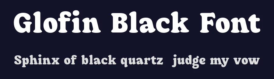 Glofin Black Font by genetypeco — Decorative Font — thumbnail 2