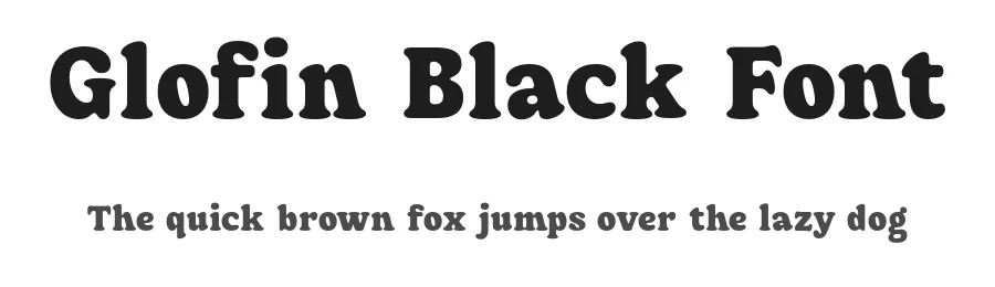 Glofin Black Font by genetypeco — Decorative Font