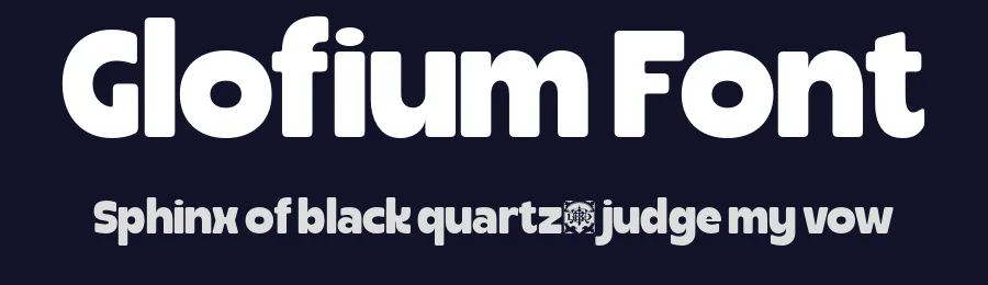 Glofium Font by burntilldead — Sans Serif Font — thumbnail 2