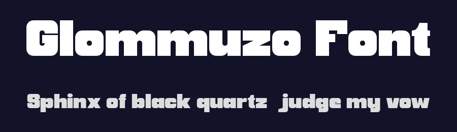 Glommuzo Font by Flawless And Co — Sans Serif Font — thumbnail 2