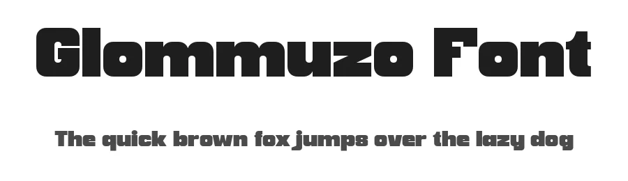 Glommuzo Font by Flawless And Co — Sans Serif Font