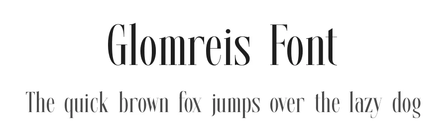 Glomreis Font by timelesstype.co — Display Font