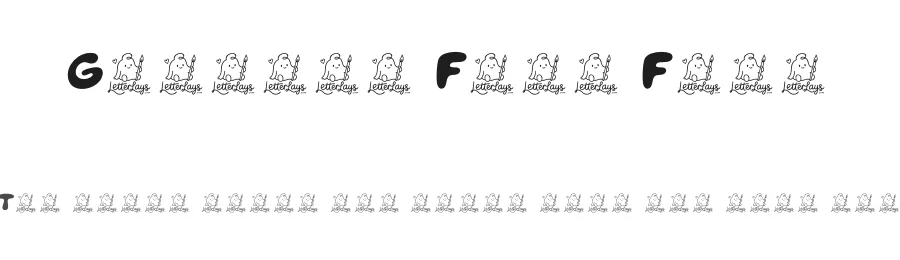 Glooply Free Font by Letterlays — Display Font