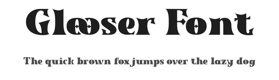Glooser Font by javatype studio — Display Font
