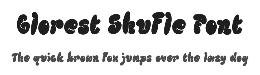 Glorest Shufle Font by Storytype โ Display Font