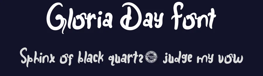 Gloria Day Font by CalligraphyFonts.net — Script Handwritten Font — thumbnail 2