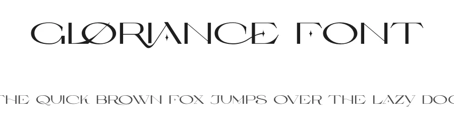 Gloriance Font by mhdafifersya β Decorative Font