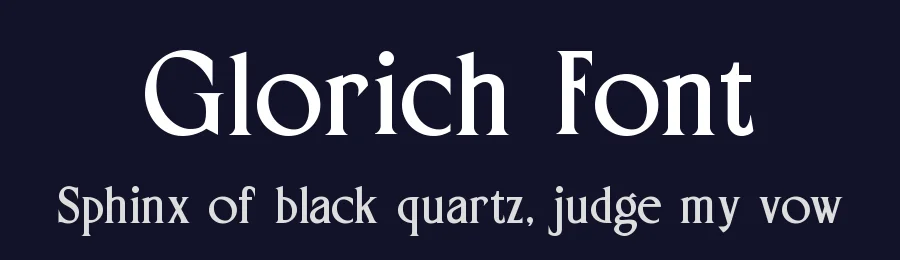 Glorich Font by zeenesia — Display Font — thumbnail 2