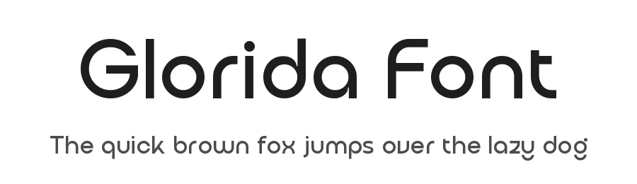Glorida Font by zeenesia — Sans Serif Font