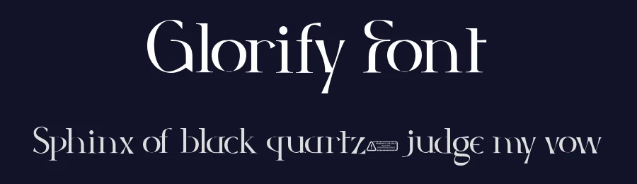Glorify Font by Sohel Studio — Serif Font — thumbnail 2