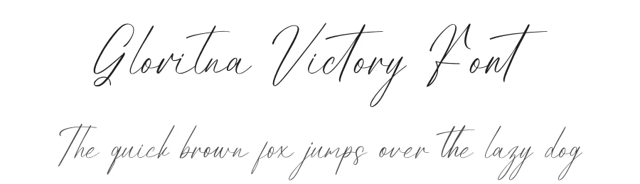 Gloritna Victory Font by letterenastudios — Script Handwritten Font