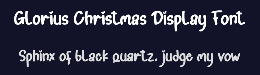 Glorius Christmas Display Font by andikastudio — Script Handwritten Font — thumbnail 2